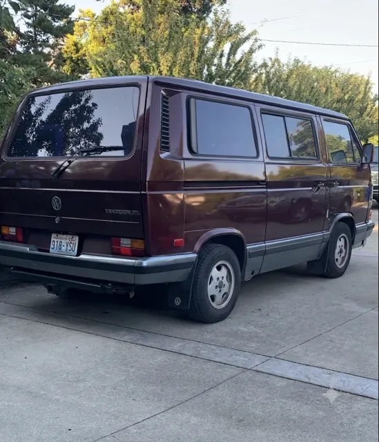 WEST SEATTLE CRIME WATCH: Stolen burgundy Vanagon; found license plate