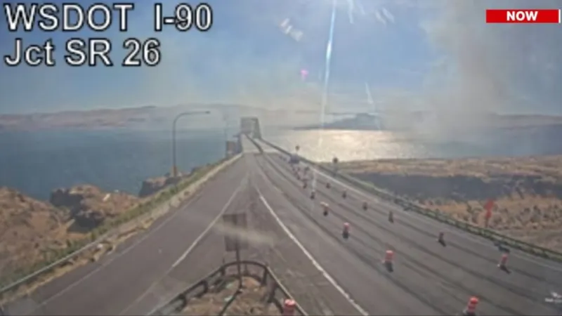 Level 3 'Go Now' evacuation orders issued for Vantage; portion of I-90 closed
