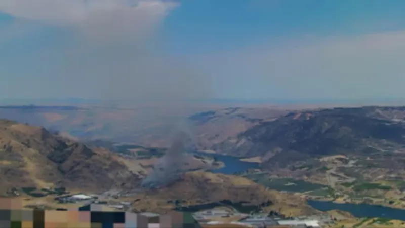 Evacuation orders lowered to 'Get Set' for 'Transfer Fire' in Lake Chelan
