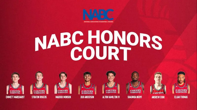 Eastern Earns NABC Team Academic Award, Eight Eagles Named to Honors Court