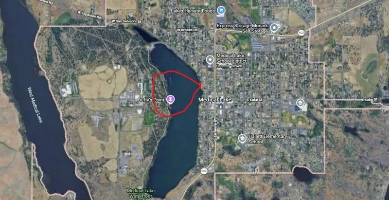 Spokane County Sheriff's Department Pulls Body from Medical Lake