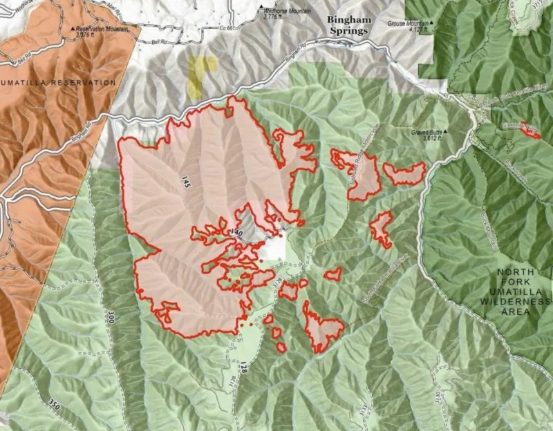 Umatilla, Northeastern Oregon Fire Update, 4 Fires Currently Burning