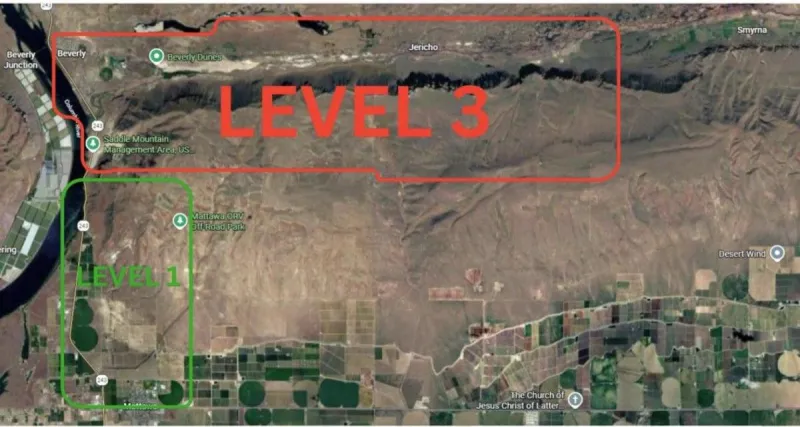Friday Morning, More Level 3 Fire Evac Orders for Beverly, Mattawa, Grant County