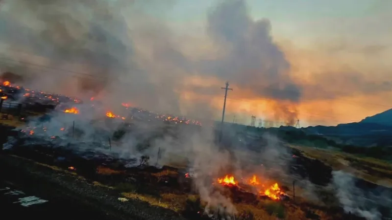 Level 3 evacuations ordered as wildfire grows near Beverly in Grant County