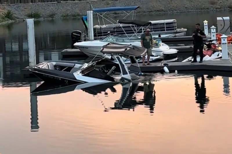 Boat Found Sinking at Richland's Columbia Point Marina [VIDEO]