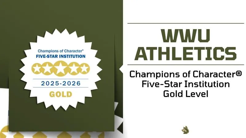WWU Athletics Earns Champions of Character Five-Star Gold Level Award