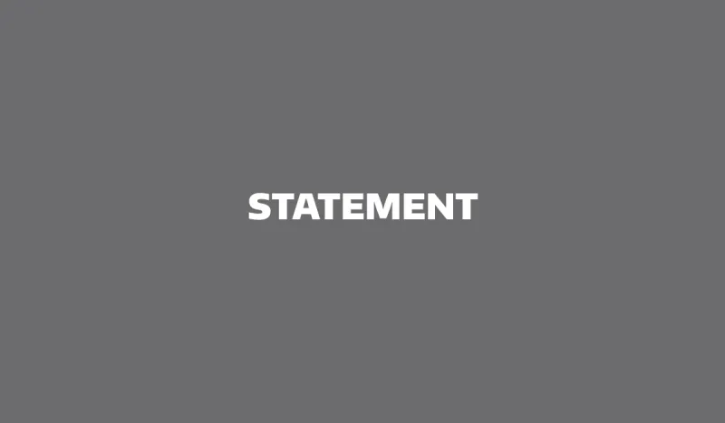 Statement on cancellation of January 2027 lecture