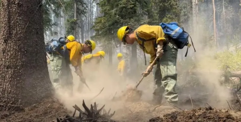 Little Giant Fire Grows Saturday In Entiat Valley Drainage
