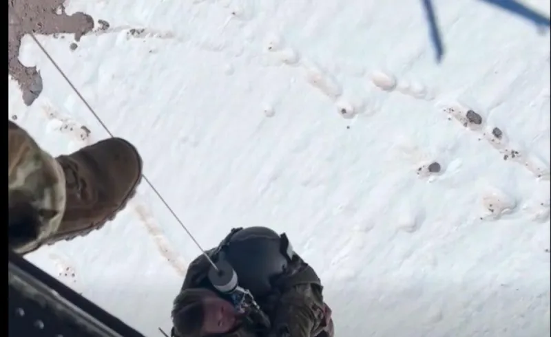 Hiker Who Slid 200 Feet Down Mt. Adams Rescued by Yakima Deputies, Army [VIDEO]