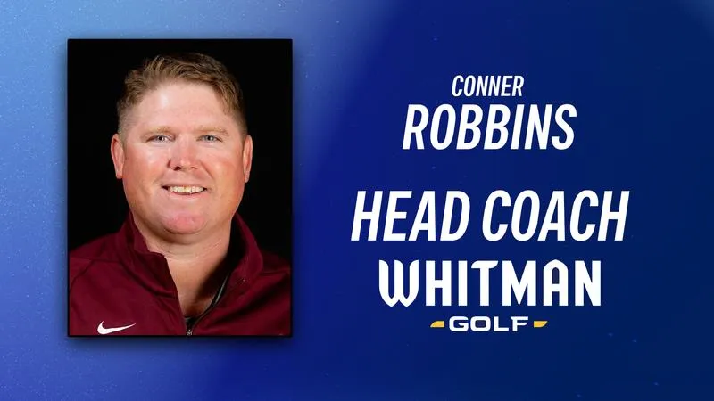 Whitman Names Conner Robbins As Head Men's and Women's Golf Coach