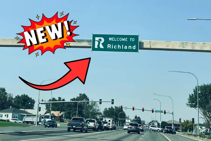 New Welcome Sign Greets Drivers to Richland