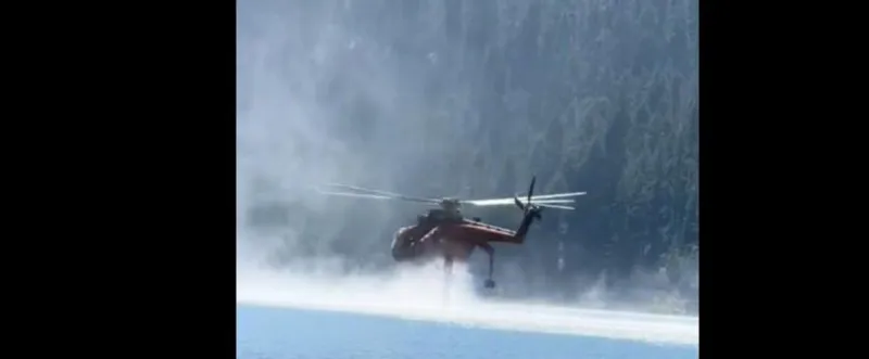 Kittitas County Fire Chopper Gobbles 2,650 Gallons in 45 Seconds! [VIDEO]