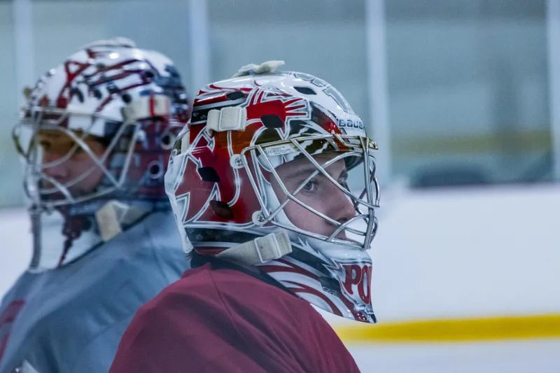 "Looking for dogs" WSU hockey hosts their tryouts up in Cheney