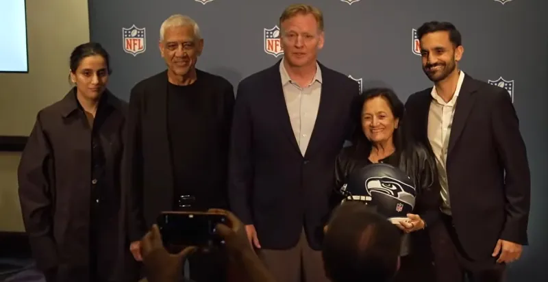 NFL owners unanimously approve the sale of the Seahawks to Vinod Khosla and his family