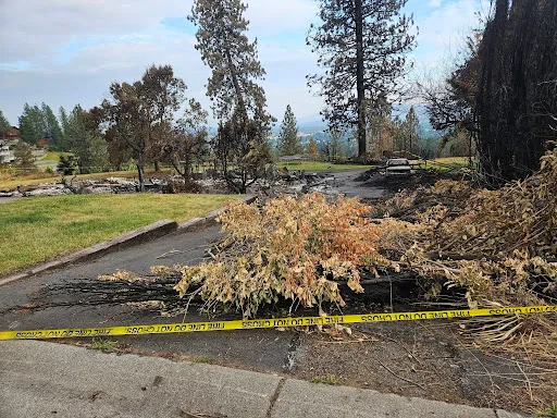 "You never ever think it's gonna be you:" Student sees fire devastation in Spokane Valley