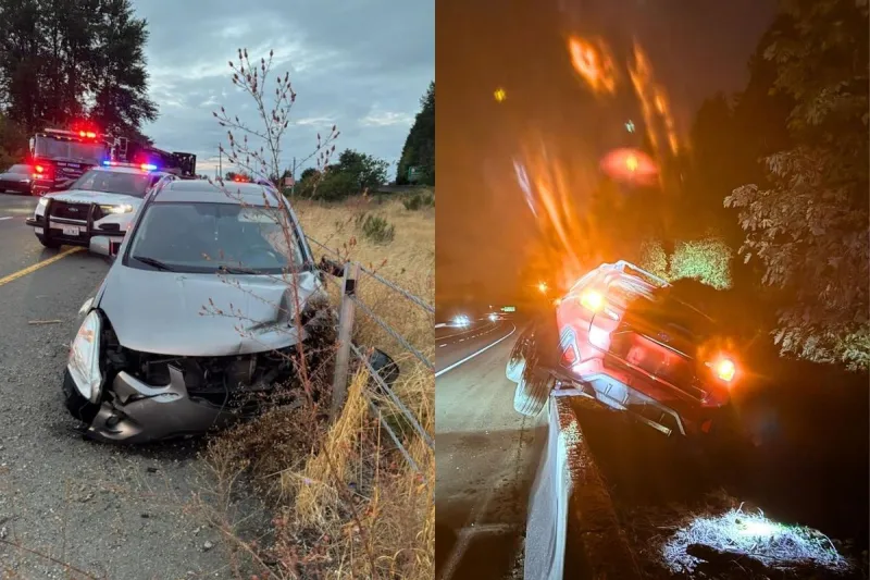 Two DUI Drivers Attacked Washington Highway Barriers Last Weekend