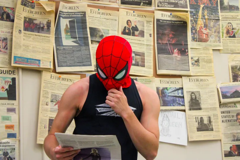 Pullman's own Spider-Man emerges during night-time patrol