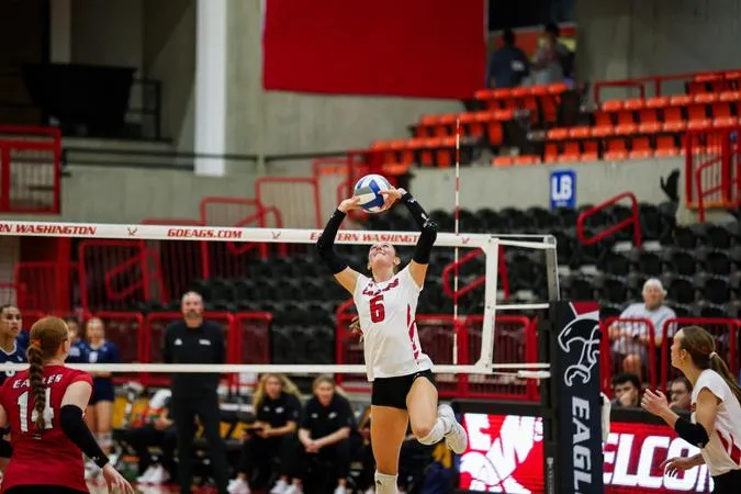 Lukovich Reaches 1,000 Career Kills as Eagles Battle CSU Bakersfield in Five Sets