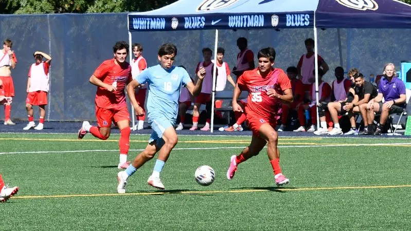 Men's Soccer Begins Title Defense With 2-0 Win Over Linfield