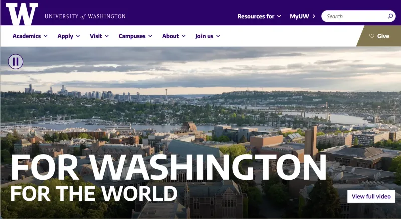 The UW launches redesigned homepage