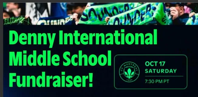 YOU CAN HELP: Discount Sounders tickets, Dolphin fan gear to boost Denny International Middle School athletics