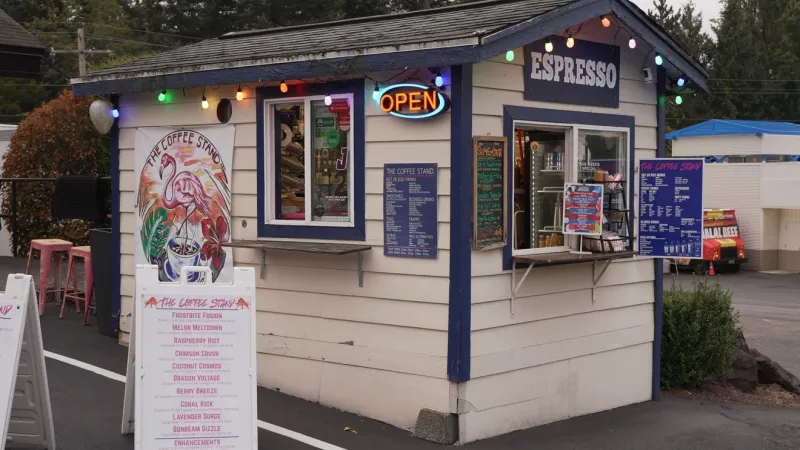 Why Washington's drive-up coffee stands feel like community
