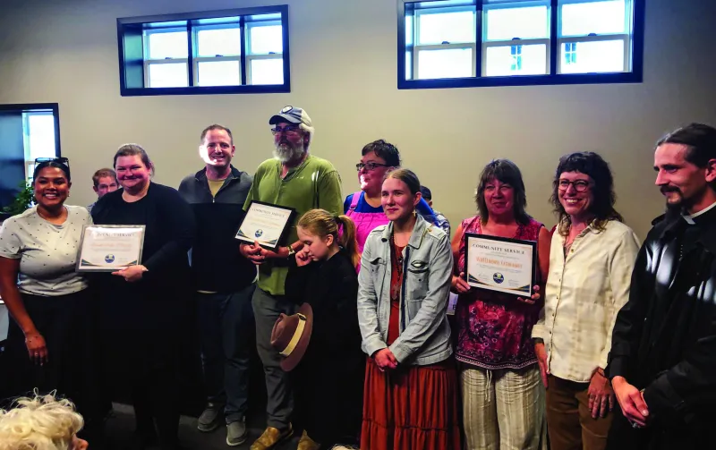 Groups recognize community efforts in wake of fire