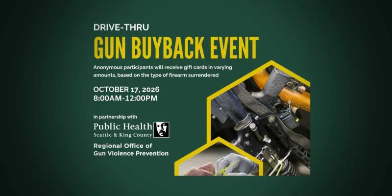 Burien gun buyback will offer gift cards for unwanted firearms on Saturday, Oct. 17