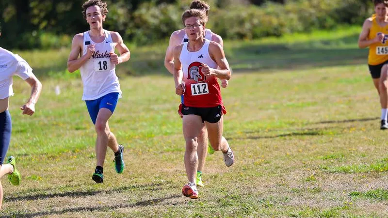 Saints Cross Country races at Bill Roe Classic