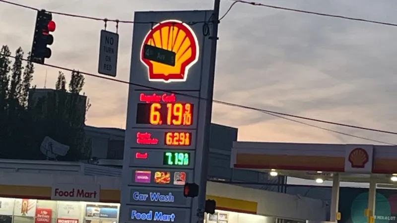No end in sight for soaring gas prices in Washington