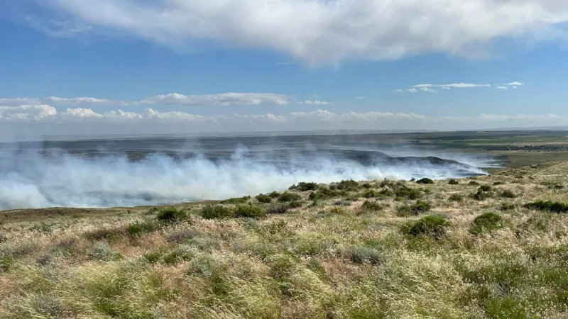 State mobilizes resources to fight 5,000-acre Hatch Grade Fire in Walla Walla County