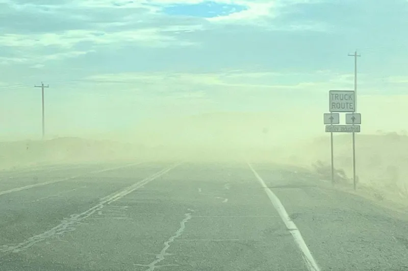 Intense Sandstorm Shut Down Part of SR-397 in Kennewick Again