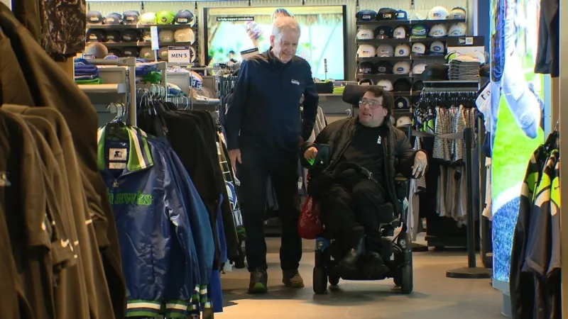 Determination leads to dream job working for the Seahawks