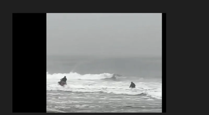 WATCH--2 Illegals on Jet Skis Trying to Land on CA Beach Nabbed