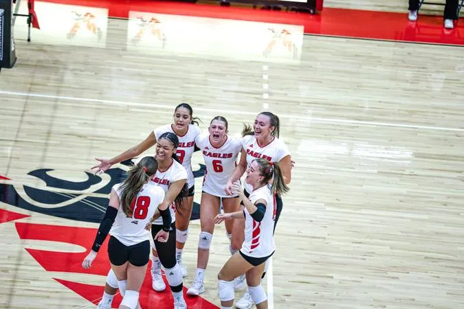 Eagles Rally Past Rival Montana in Four Sets
