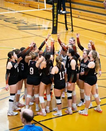 Wolves Fall to No. 6 Corban in Straight Sets