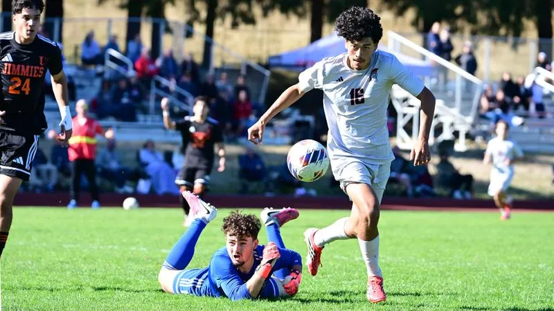 Saints Men's Soccer scores five goals in home victory over Jamestown