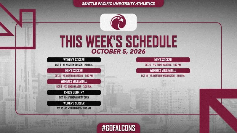 SPU Athletics Weekly Preview: Oct. 5, 2026