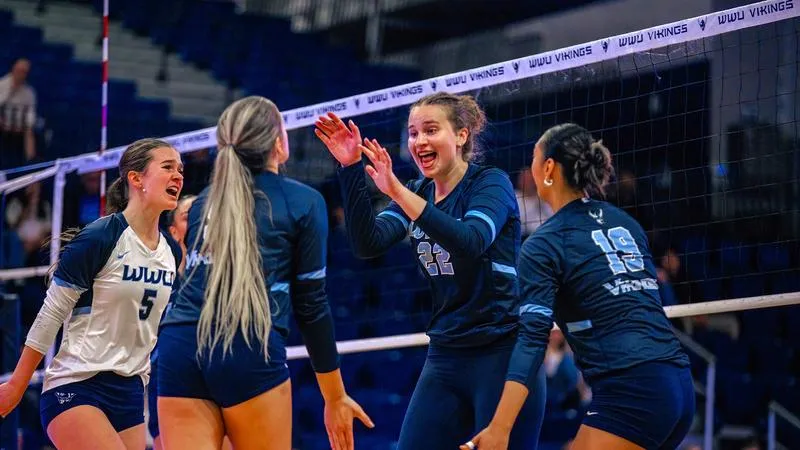 Vikings Drop Four-Set Home Match to Saint Martin's