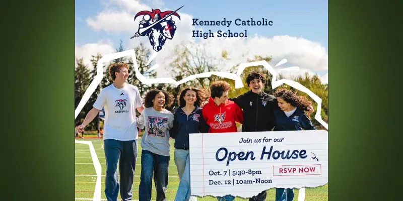 REMINDER: Experience Kennedy Catholic at Open House on Wednesday, Oct. 7