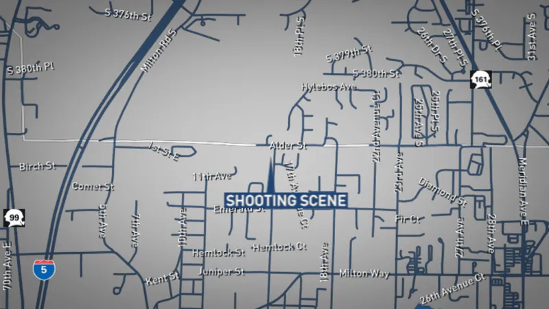 Woman shot in chest at Milton home where bullet holes seen on side of house
