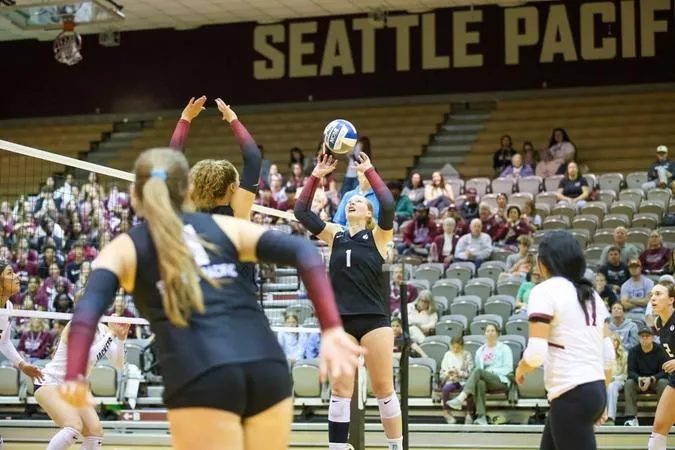 SPU Volleys Past No. 18 Simon Fraser