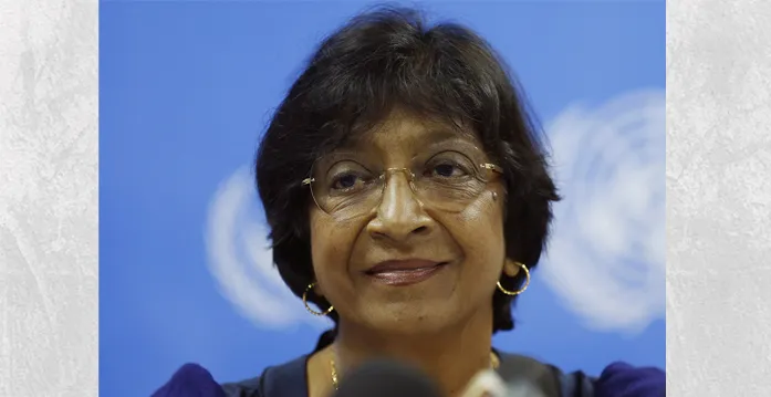 South African-born jurist Navi Pillay wins Nobel Peace Prize for her work in international justice