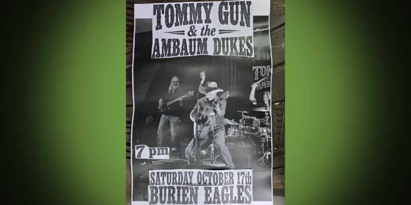 Tommy Gun & the Ambaum Dukes to play Burien Eagles Saturday night, Oct. 17