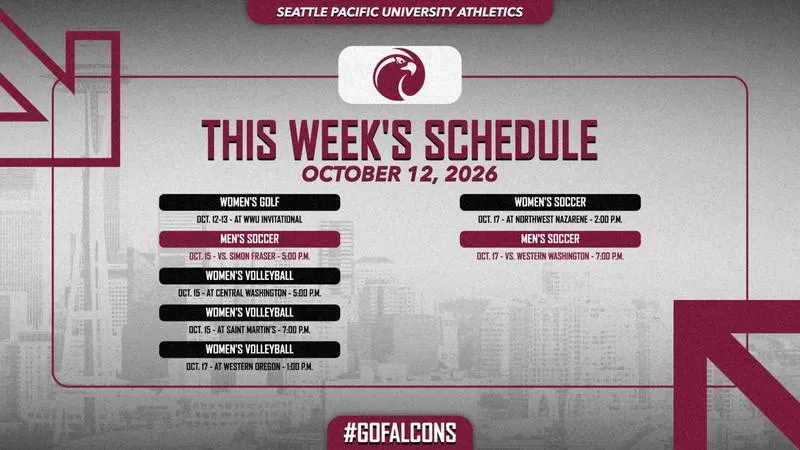 SPU Athletics Weekly Preview: Oct. 12, 2026