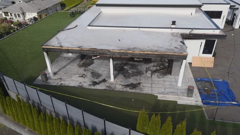 Arson investigation underway at former NFL star's rental property
