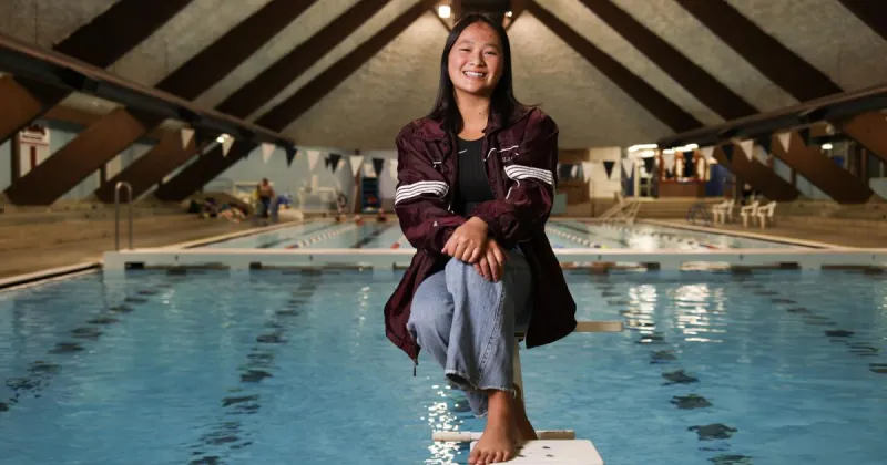 Highland's Pham enjoying final swim season with fresh perspective