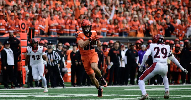 Oregon State TE went to Mexico for his honeymoon and still prepared for WSU