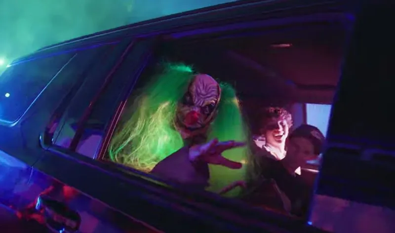 In October, everything is haunted, even the car wash