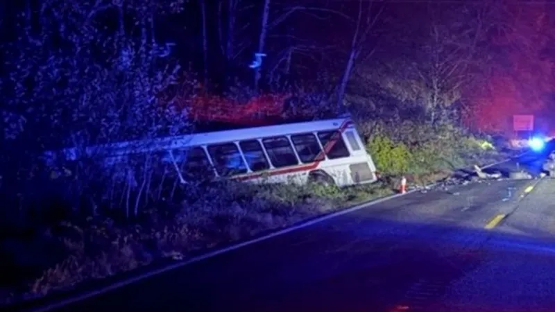 Woman killed in crash with transit bus in Grays Harbor County
